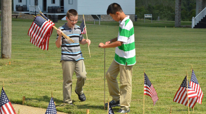 Volunteers Are Needed To Place Flags At Fort Grounds June 29