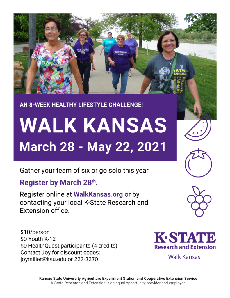 Walk Kansas Sign Up Fort Scott Biz