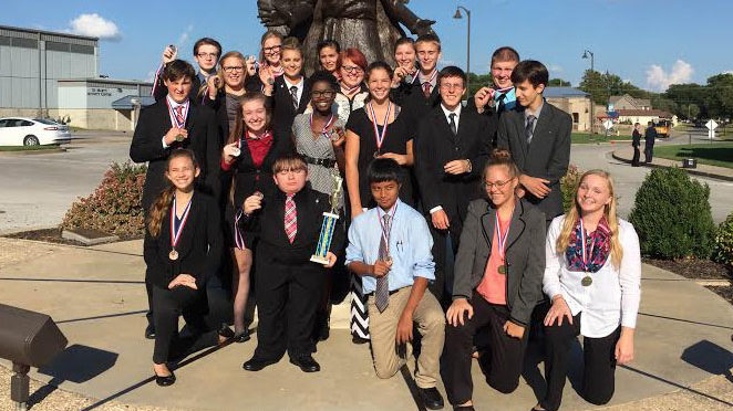 Debate team places first in competition