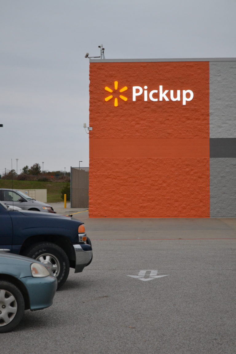Walmart Pick Up Sign Fort Scott Biz