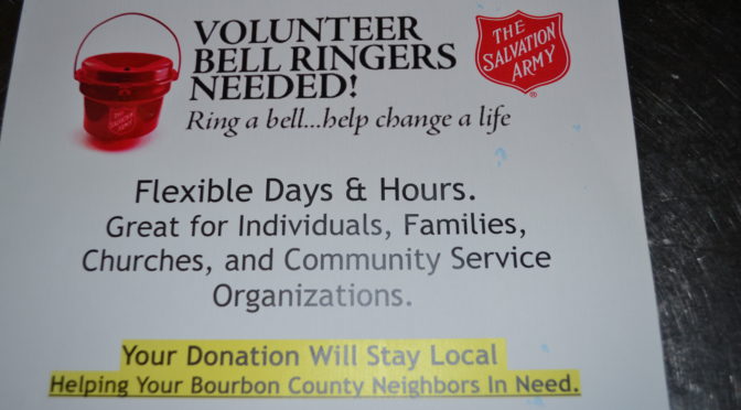 Volunteer Bell Ringers Needed