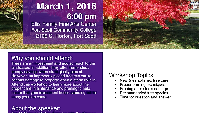 Free Tree Pruning Workshop March 1