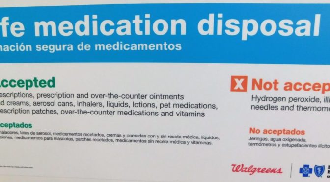 Get Rid of Unwanted Meds, Safely, at Walgreens