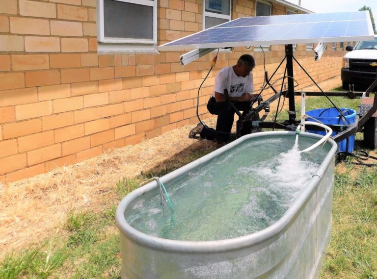 Using Solar Energy To Water Cattle Fort Scott Biz