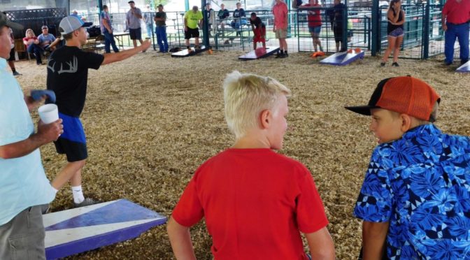 Thursday at the Fair: Chamber Coffee, More Champions, Swine Show, Corn Hole