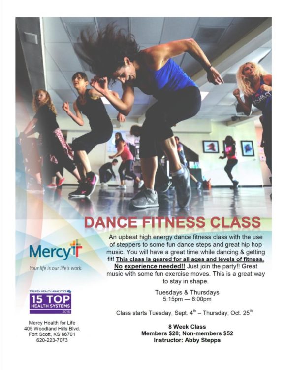 Dance Fitness Class Starts Sept. 4 at Mercy Health For Life | Fort ...