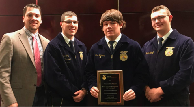 Uniontown FFA Places at National Meats Contest
