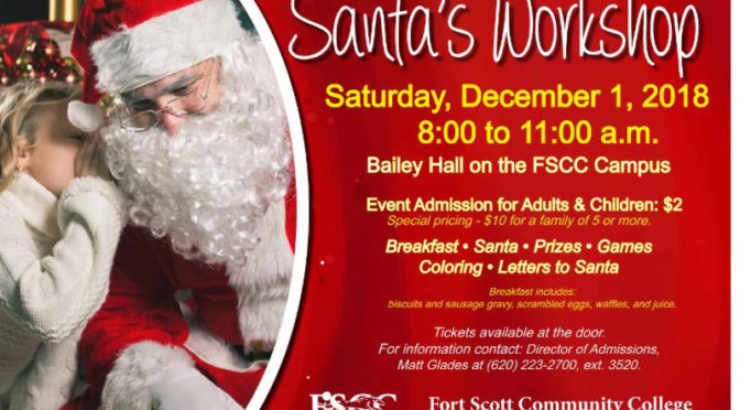 Santa’s Workshop at FSCC Dec. 1