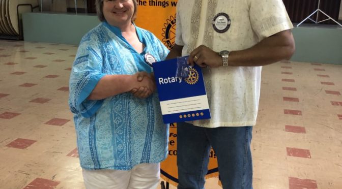 Tracy Dancer Confirmed as New Rotarian