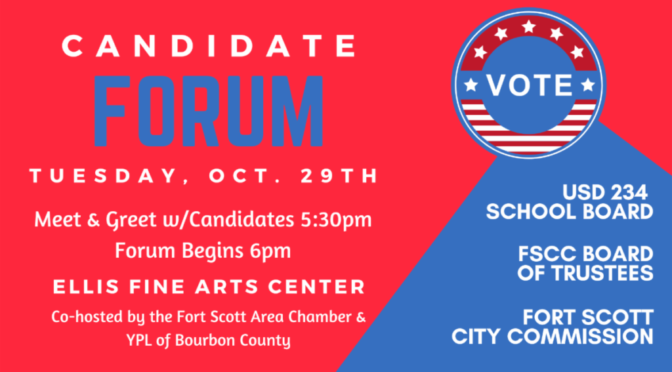 Submit Questions by Oct. 28 to Chamber of Commerce For Candidate Forum