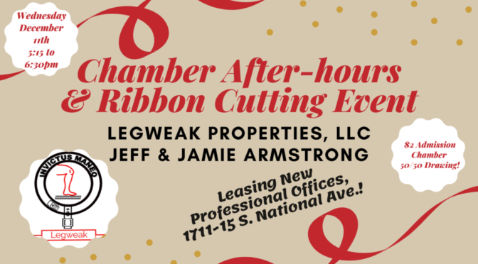 Ribbon Cutting for Legweak Properties Dec. 11