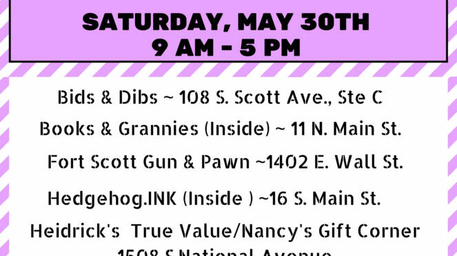 Sidewalk Sale This Saturday, May 30, As Merchants Reopen