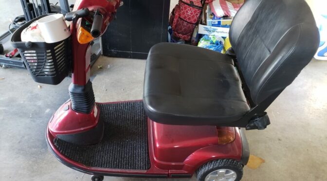 Mobility Scooter and Wheelchair Lift To Give To A Veteran