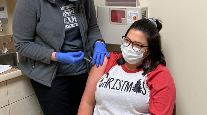 Fort Scott Healthcare Workers Receive First COVID-19 Vaccine