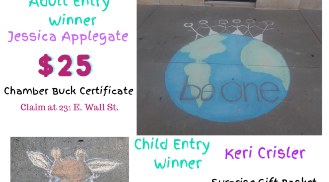 Chalk Art Winners Announced