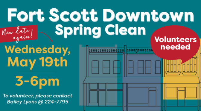 DOWNTOWN SPRING CLEAN DATE RESCHEDULED AGAIN
