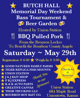 Bass Tournament and Beer Garden May 29