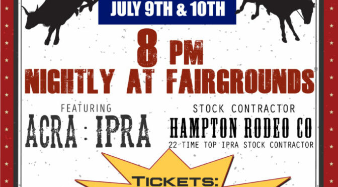 Bourbon County Fair Rodeo July 9-10