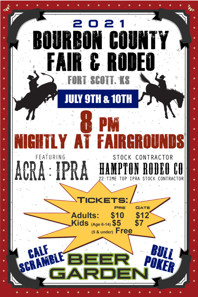 Rodeo! At Bourbon County Fair Starts Today Fort Scott Biz