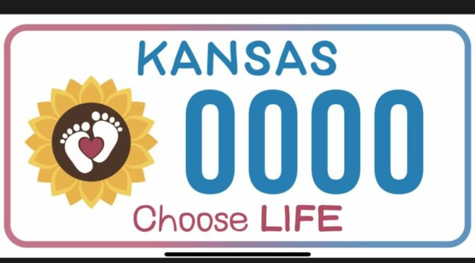 Choose Life License Plate Available in Kansas After January 2022