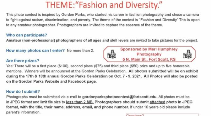 2021 Gordon Parks Museum Photo Contest Starts
