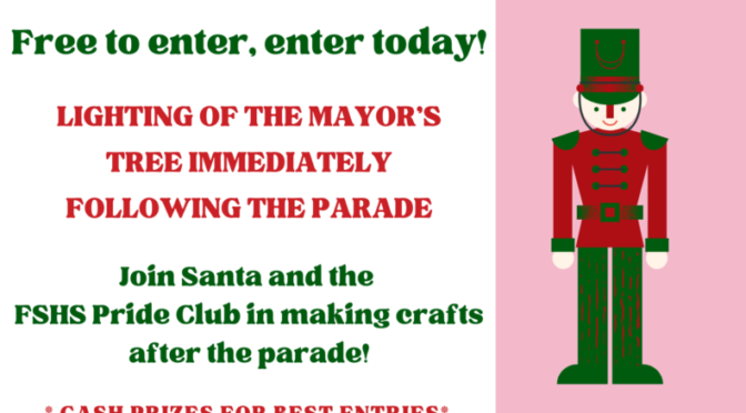CHAMBER ANNOUNCES ANNUAL CHRISTMAS PARADE