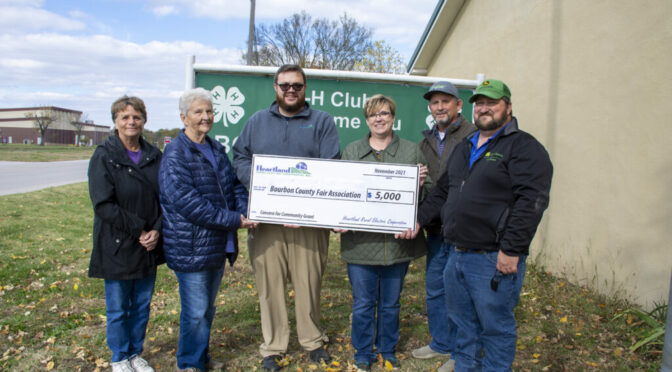 Heartland awards $5,000 to Bourbon County Fair Association for building improvements