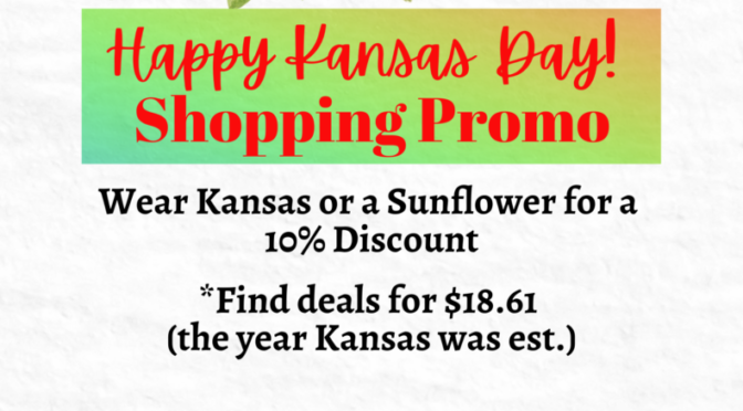 Shop local retailers celebrating Kansas Day, January 29th, 2022