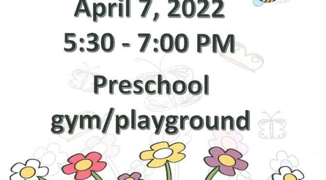 U234 Preschool Spring Fling: Fun and Info