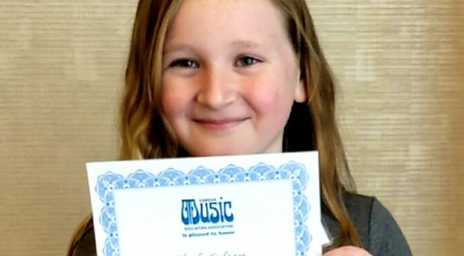 4th Grade All-State Musician Performs