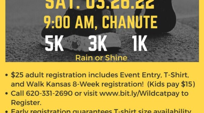 Walk Kansas Kickoff Event Set for March 26