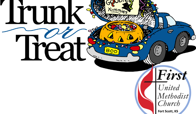 Trunk or Treat at First Methodist Church on Oct. 31
