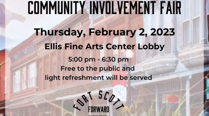 Get Involved In Fort Scott: Community Involvement Fair is Feb. 2