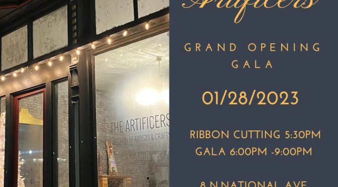 Artificers Celebrate Grand Opening and Ribbon Cutting on January 28