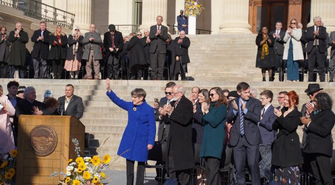 Governor Laura Kelly Sworn Into Office for Second Term