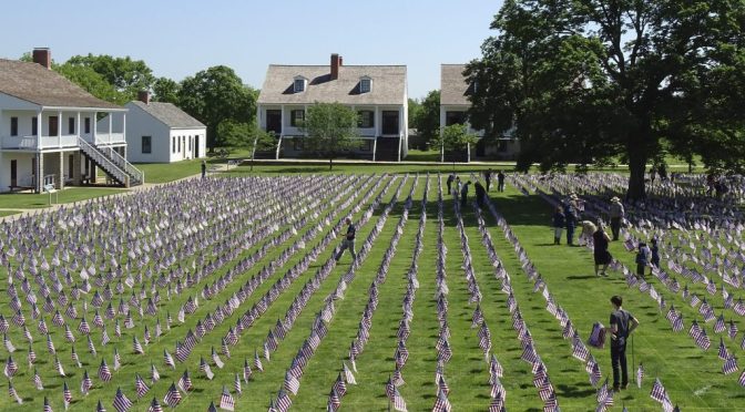 Help Build the Field of Honor at Fort Scott National Historic Site on Friday May 26