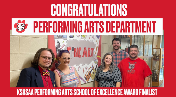 FSHS Performing Arts: Finalist For Excellence Award