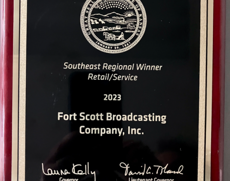 Fort Scott Radio Station Recognized by Kansas Dept. of Commerce