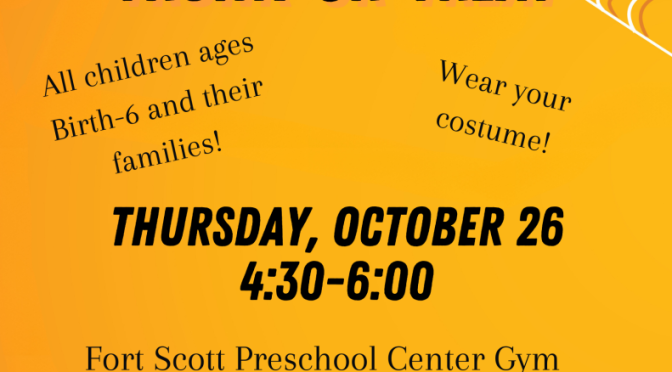 Trunk-or-Treat For Young Children on Oct. 26