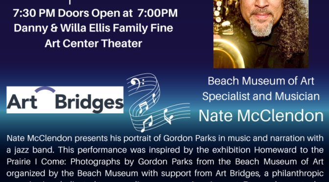 Portrait of Gordon Parks: An Evening of Interpretive Jazz Event
