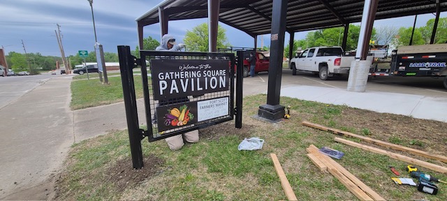 Ribbon Cutting for the Gathering Square Pavilion Is Saturday