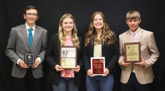 Uniontown FFA Livestock Judging Teams Is Named Reserve State Champion
