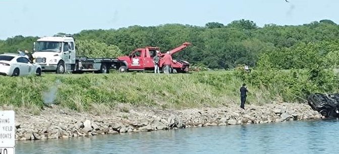 Stolen Vehicle Pulled From Fort Scott Lake on May 11
