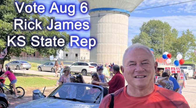 AD: Rick James For Kansas House of Representatives District 4
