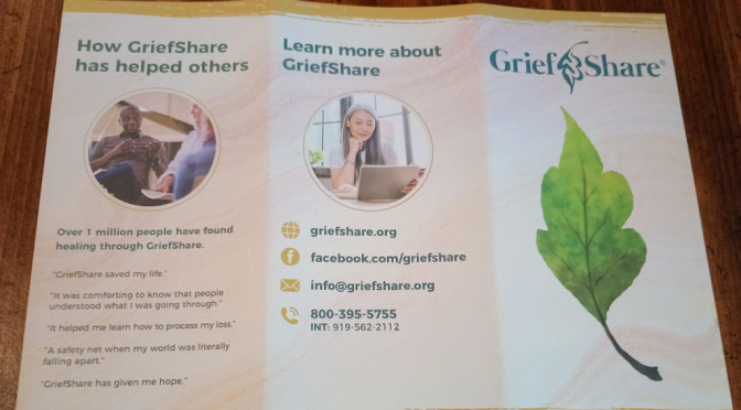 GriefShare Begins August 26 at Community Christian Church
