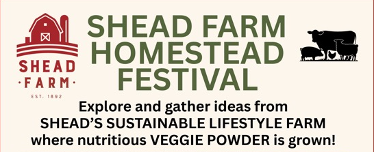 Ad: Shead Farm Festival – Saturday, May 16, 2026