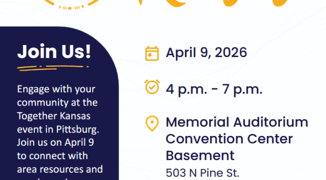 Together Kansas Event April 9 in Pittsburg