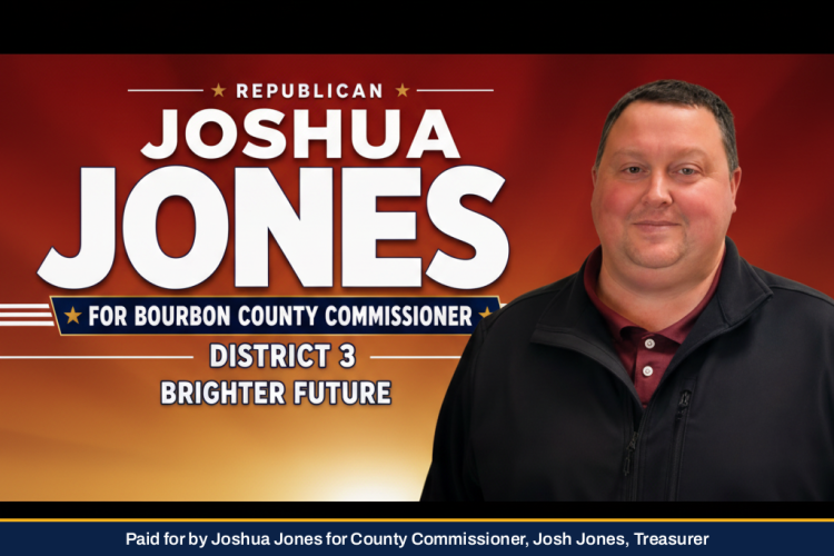 Joshua Jones, Republican for Bourbon County Commissioner, District 3 — A Record You Can Verify