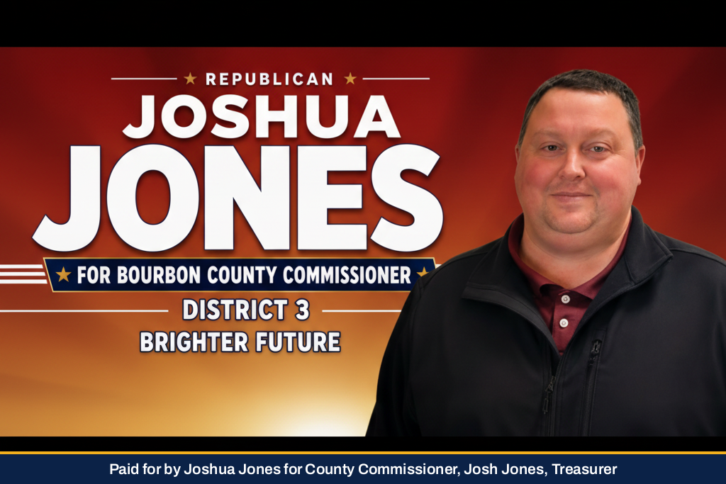 Joshua Jones, Republican for Bourbon County Commissioner, District 3 — A Record You Can Verify