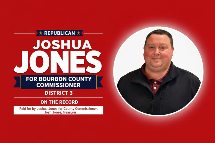 Joshua Jones, Republican for Bourbon County Commissioner, District 3 — On the Record